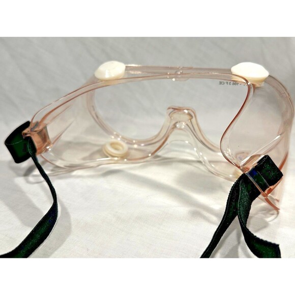 LOT OF 3 PAIRS Safety Googles - Over Glasses - Adjustable Elastic- CE EN166- NEW - Picture 9 of 13